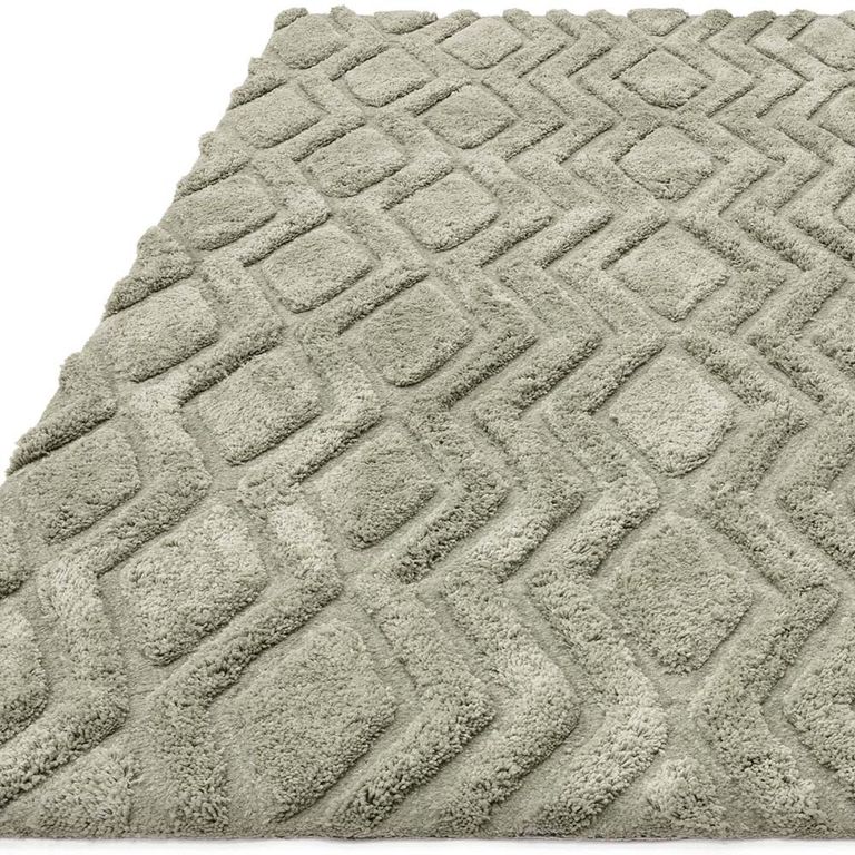 Cosy Textures Harrison Rug - Sage - Sizes Available