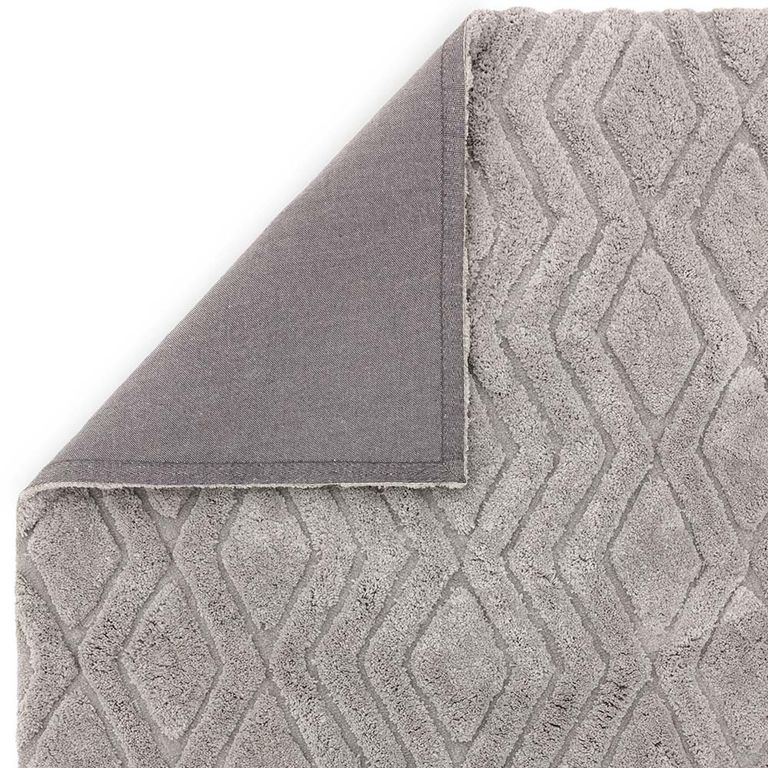 Cosy Textures Harrison Rug - Silver - Sizes Available
