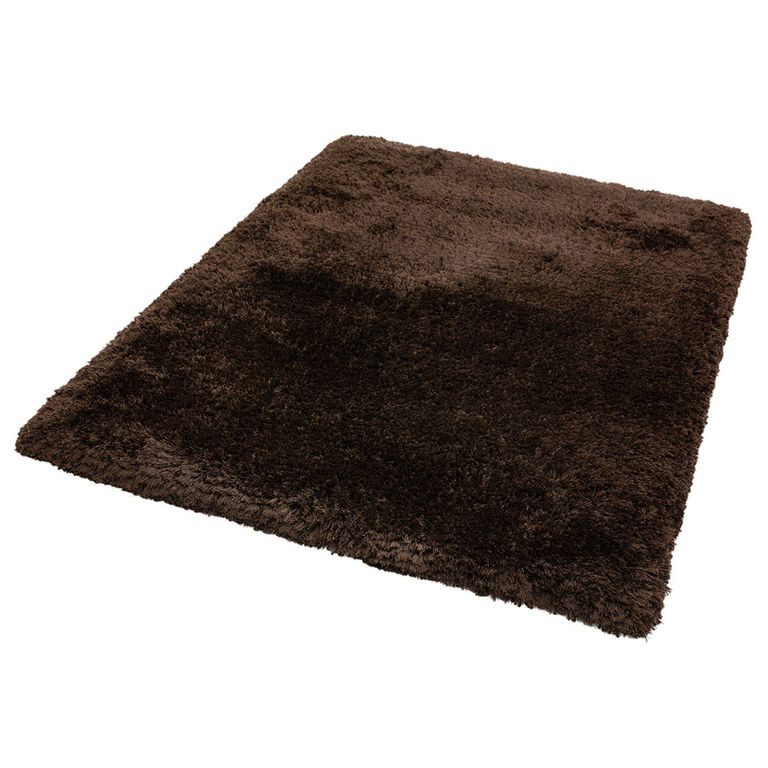 Cosy Textures Plush Rug - Dark Chocolate - Sizes Available