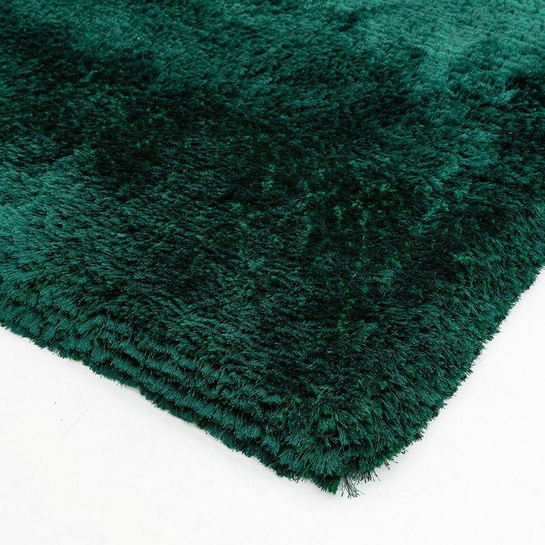 Cosy Textures Plush Rug - Emerald - Sizes Available
