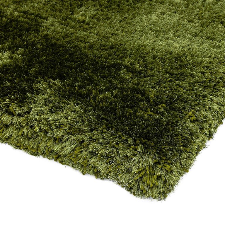 Cosy Textures Plush Rug - Green - Sizes Available