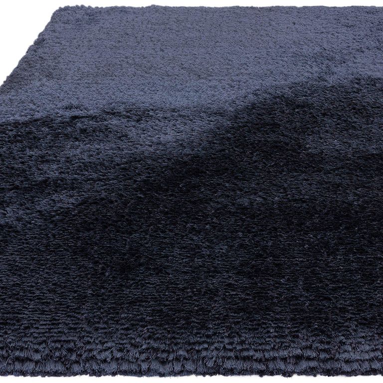 Cosy Textures Plush Rug - Navy - Sizes Available