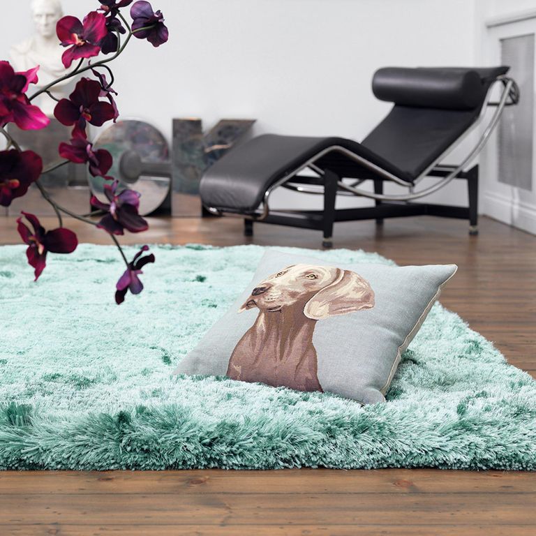 Cosy Textures Plush Rug - Ocean - Sizes Available