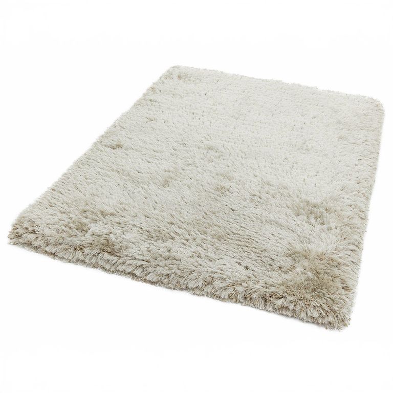 Cosy Textures Plush Rug - Pearl - Sizes Available