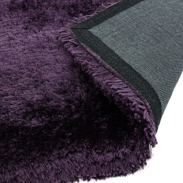 Cosy Textures Plush Rug - Purple - Sizes Available