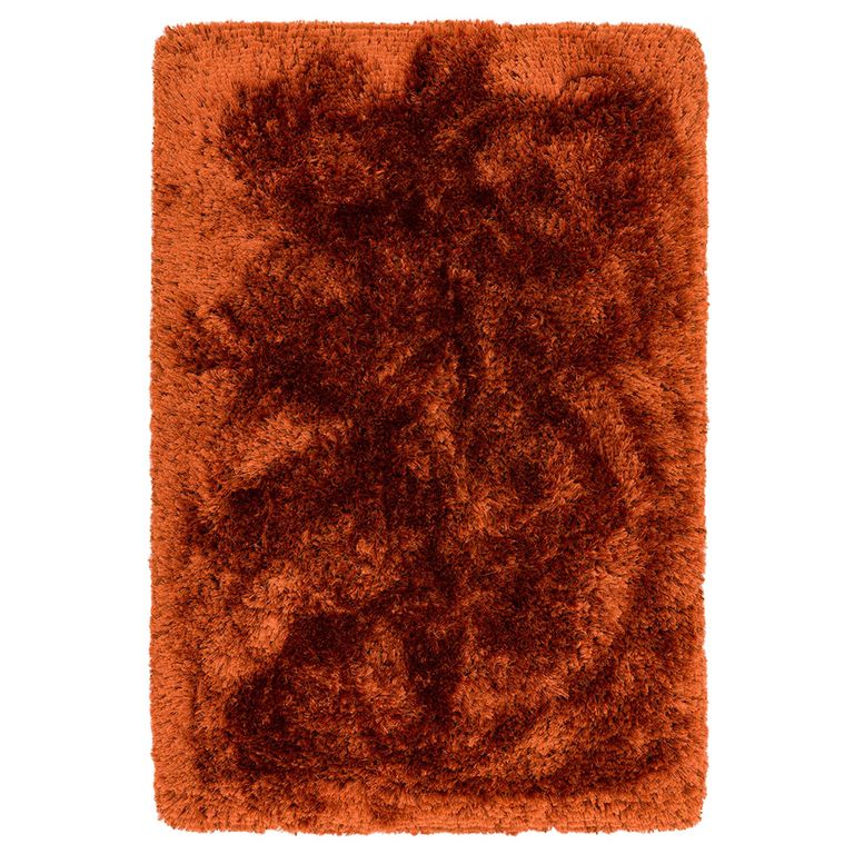 Cosy Textures Plush Rug - Rust - Sizes Available