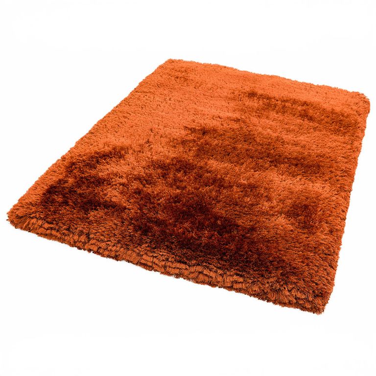 Cosy Textures Plush Rug - Rust - Sizes Available