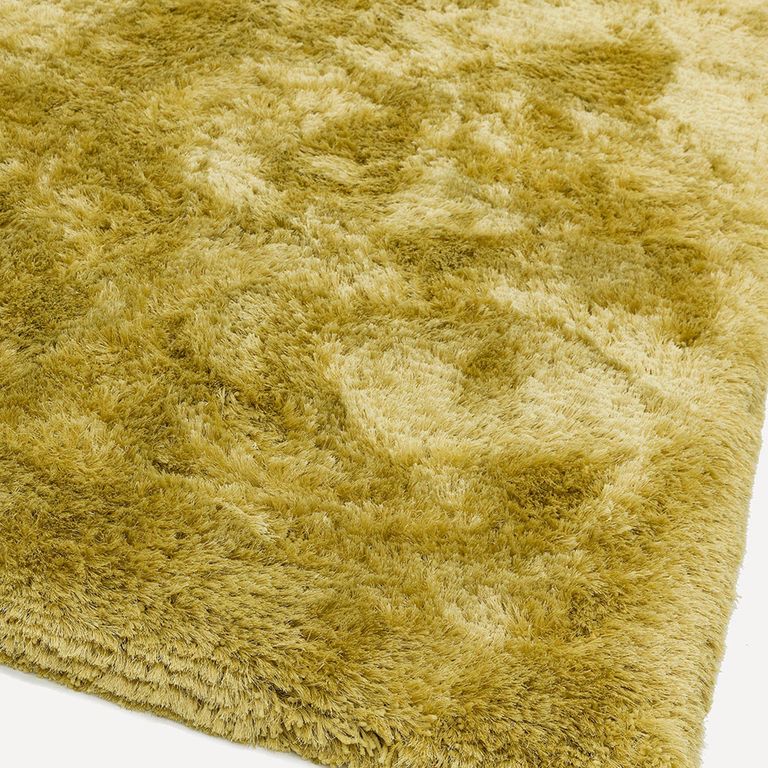 Cosy Textures Plush Rug - Yellow - 200cm x 300cm