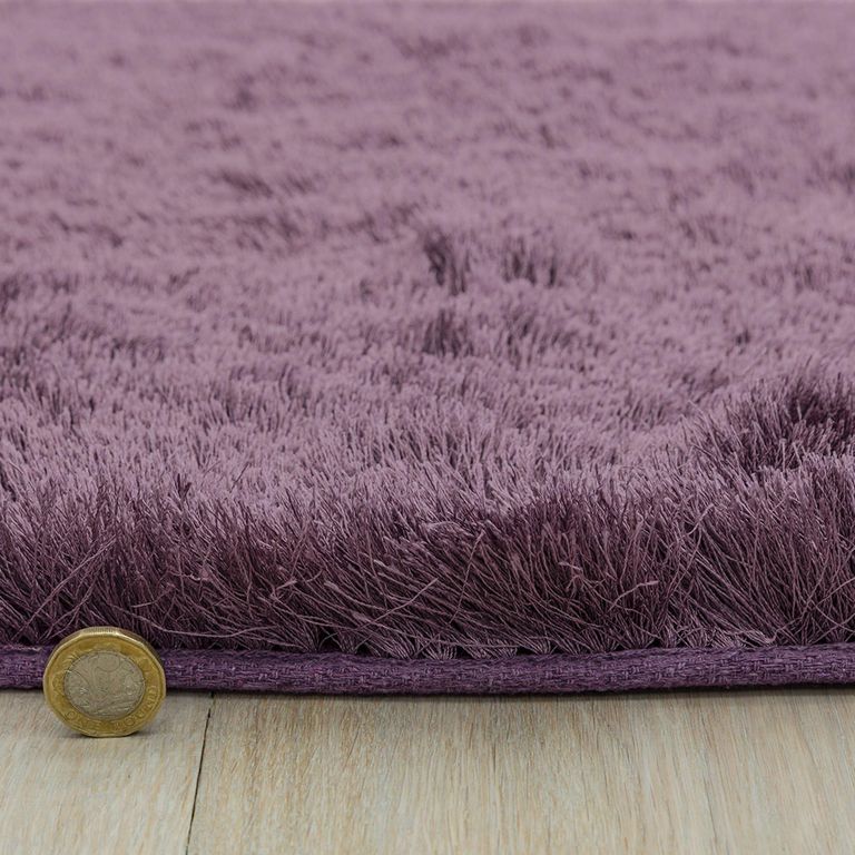 Cosy Textures Whisper Rug - Heather - Sizes Available