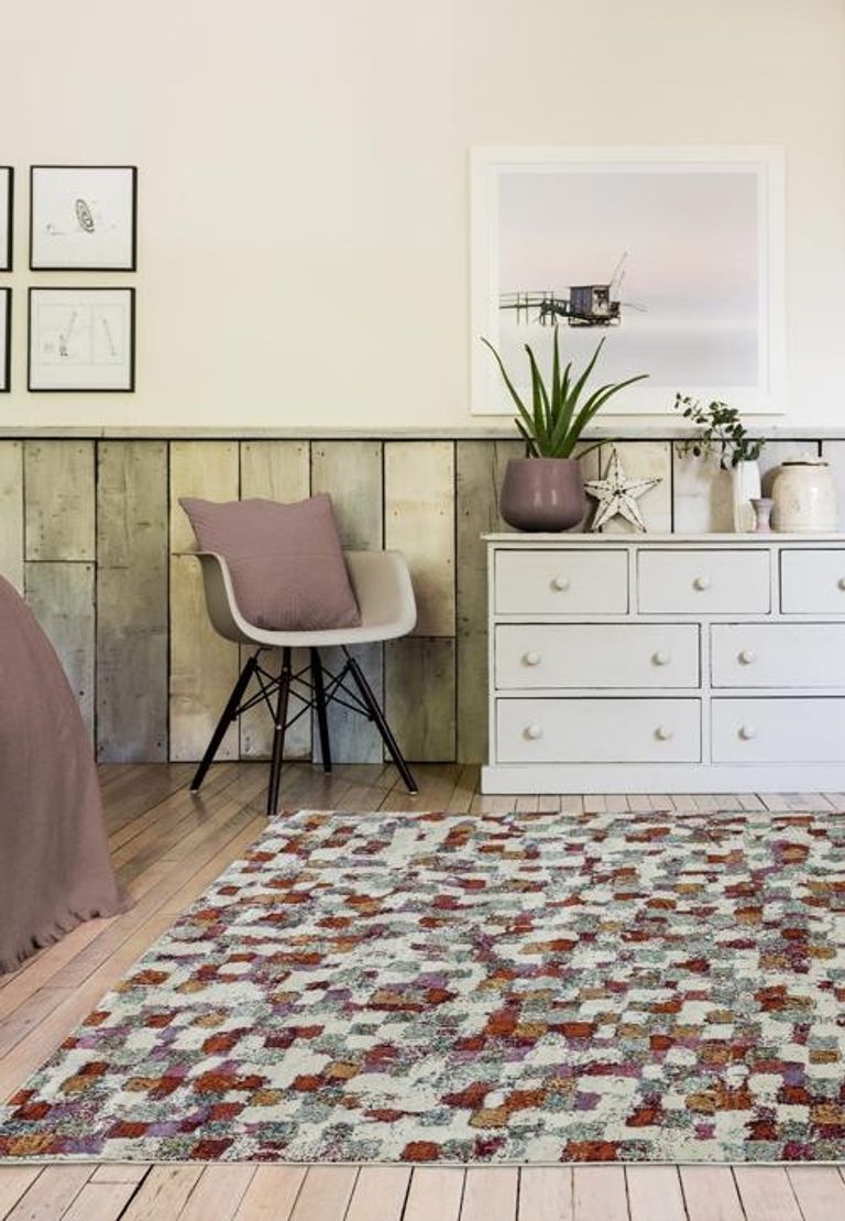 Easy Amelie Rug - Pixel - AM09 - Multi Colour - Sizes Available