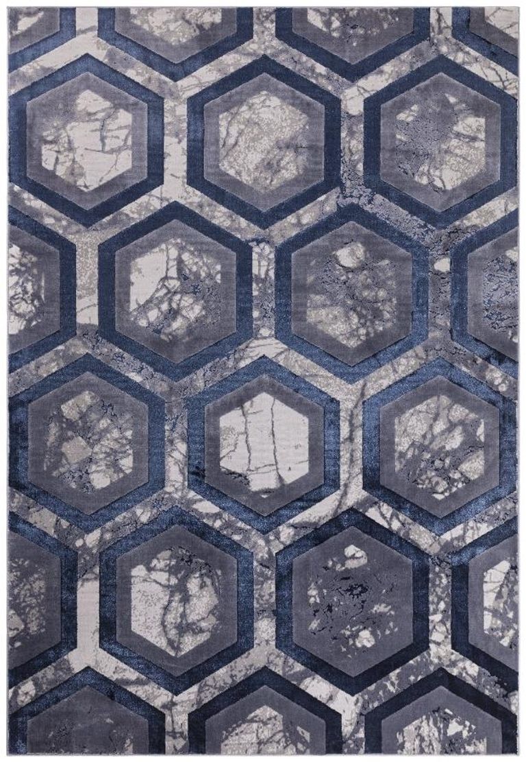 Easy Aurora Rug - Hexagon - AU19 - Sizes Available