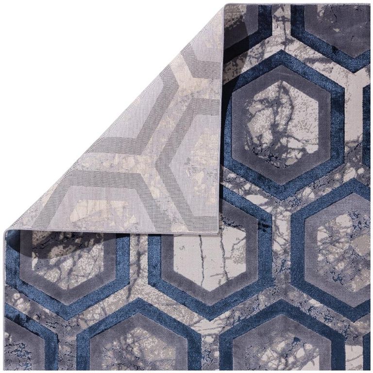 Easy Aurora Rug - Hexagon - AU19 - Sizes Available