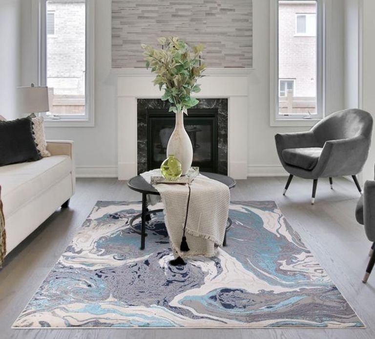 Easy Aurora Rug - Ocean - AU18 - Sizes Available