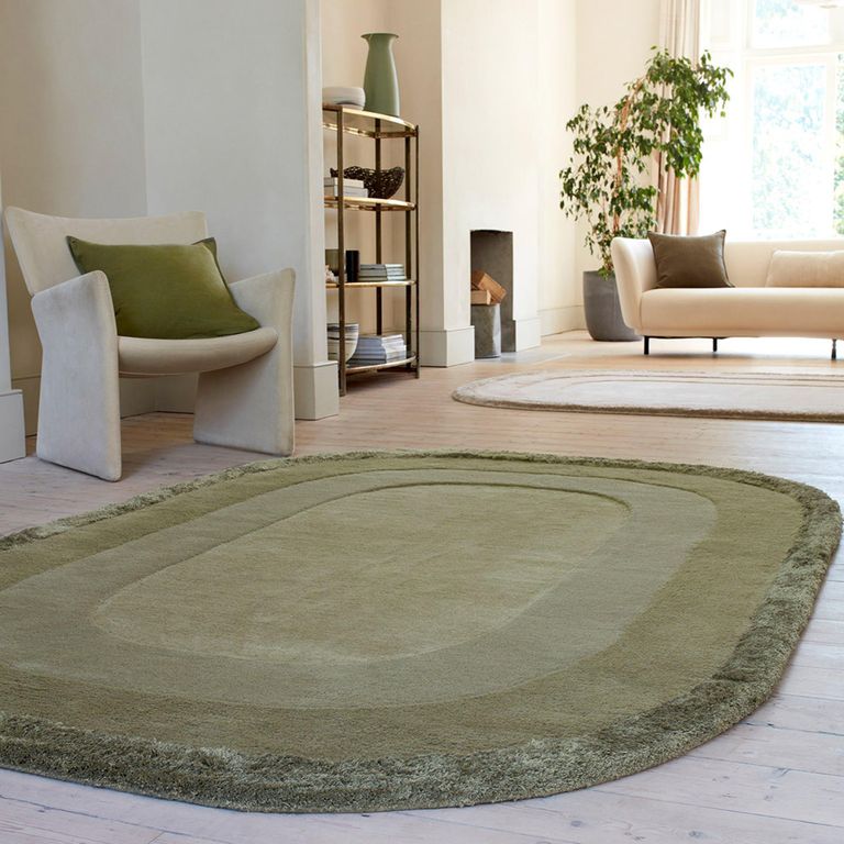 Easy Halo Rug - Sage - Sizes Available
