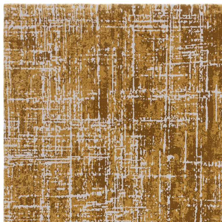 Easy Kuza Rug - Abstract - Gold - Sizes Available