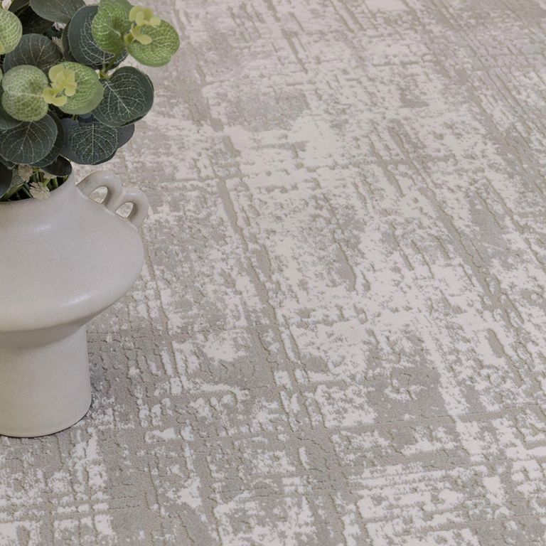 Easy Kuza Rug - Abstract - Grey - Sizes Available