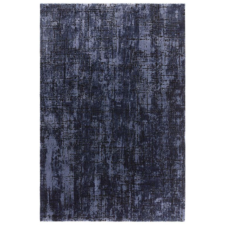 Easy Kuza Rug - Abstract - Navy - Sizes Available