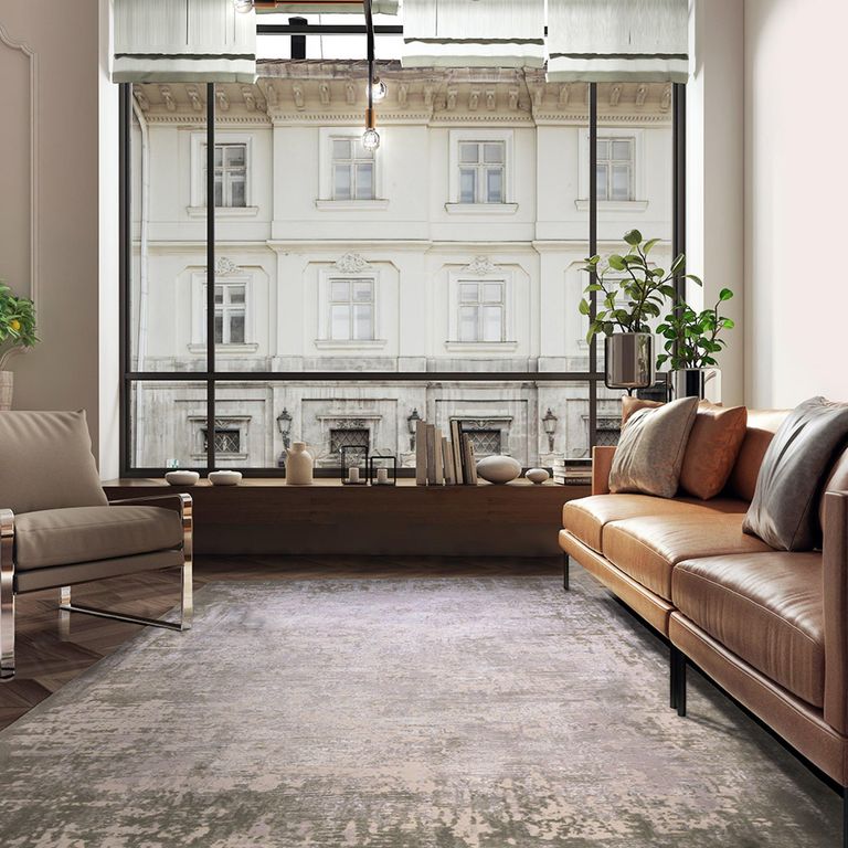 Easy Kuza Rug - Border - Green - Sizes Available