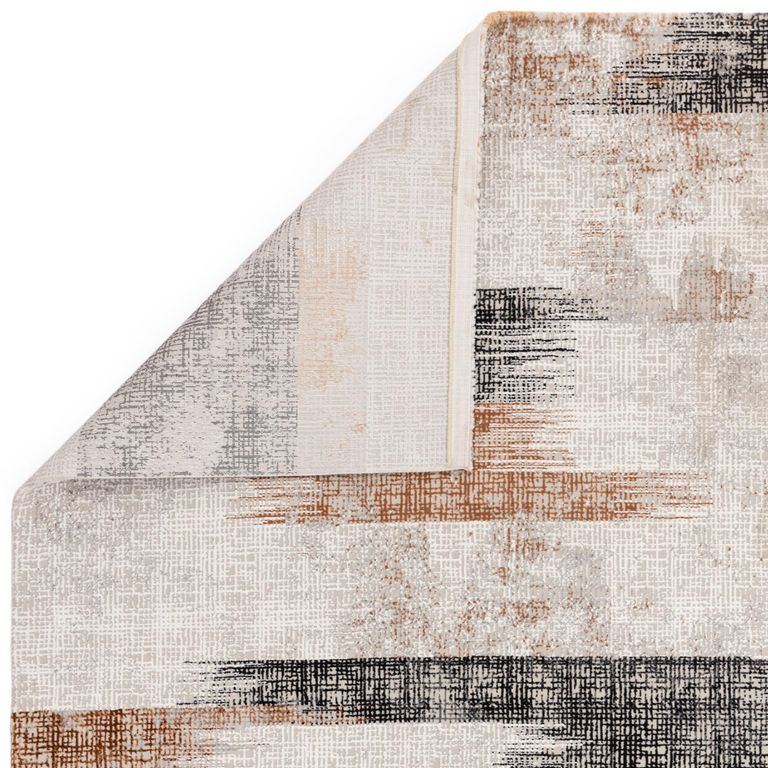 Easy Kuza Rug - Lines - Terracotta - Sizes Available