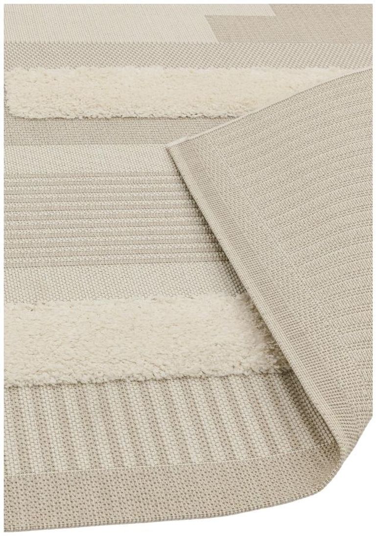 Easy Monty Rug - Geometric - MN06 - Natural and Cream - Sizes Available