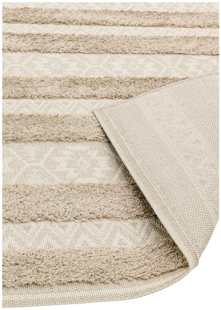 Easy Monty Rug - Stripe - MN04 - Natural and Cream - Sizes Available