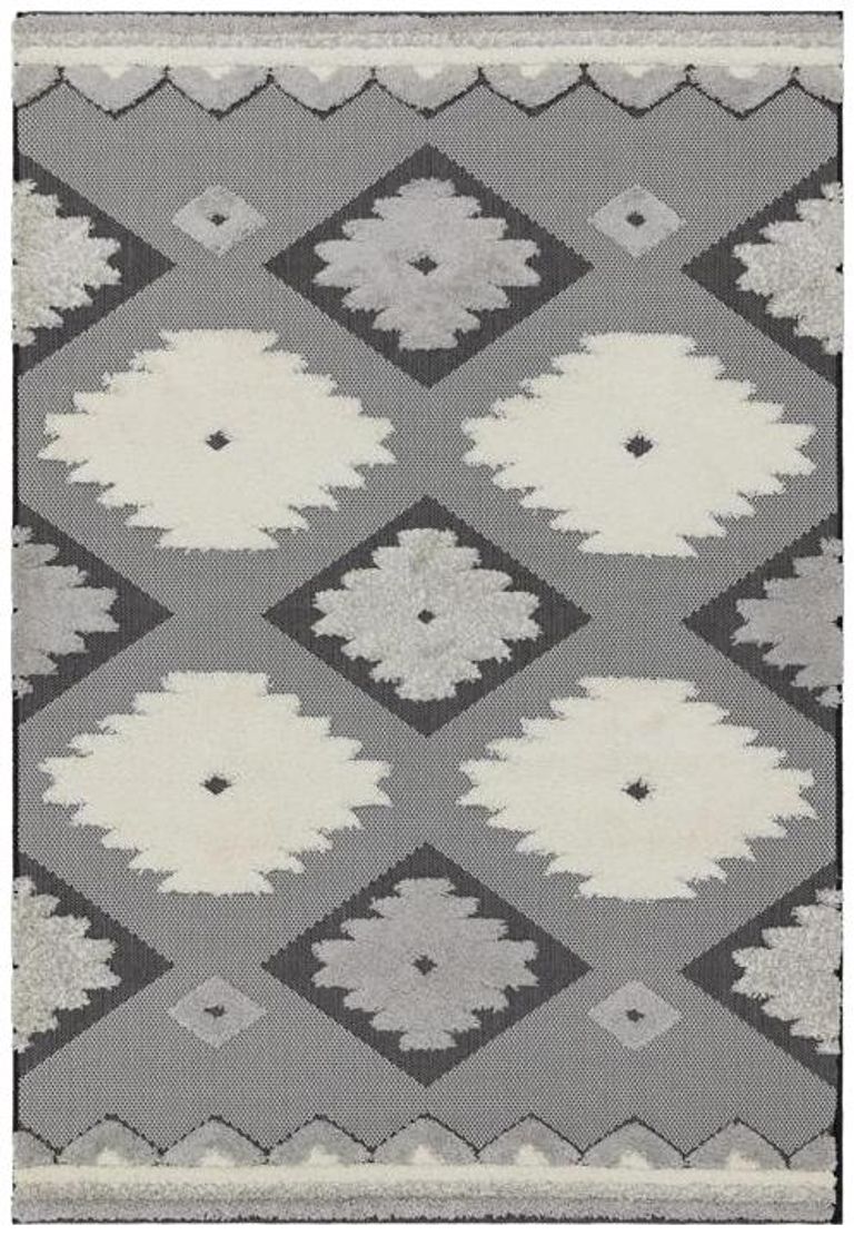 Easy Monty Rug - Tribal - MN01 - Black and Cream - Sizes Available
