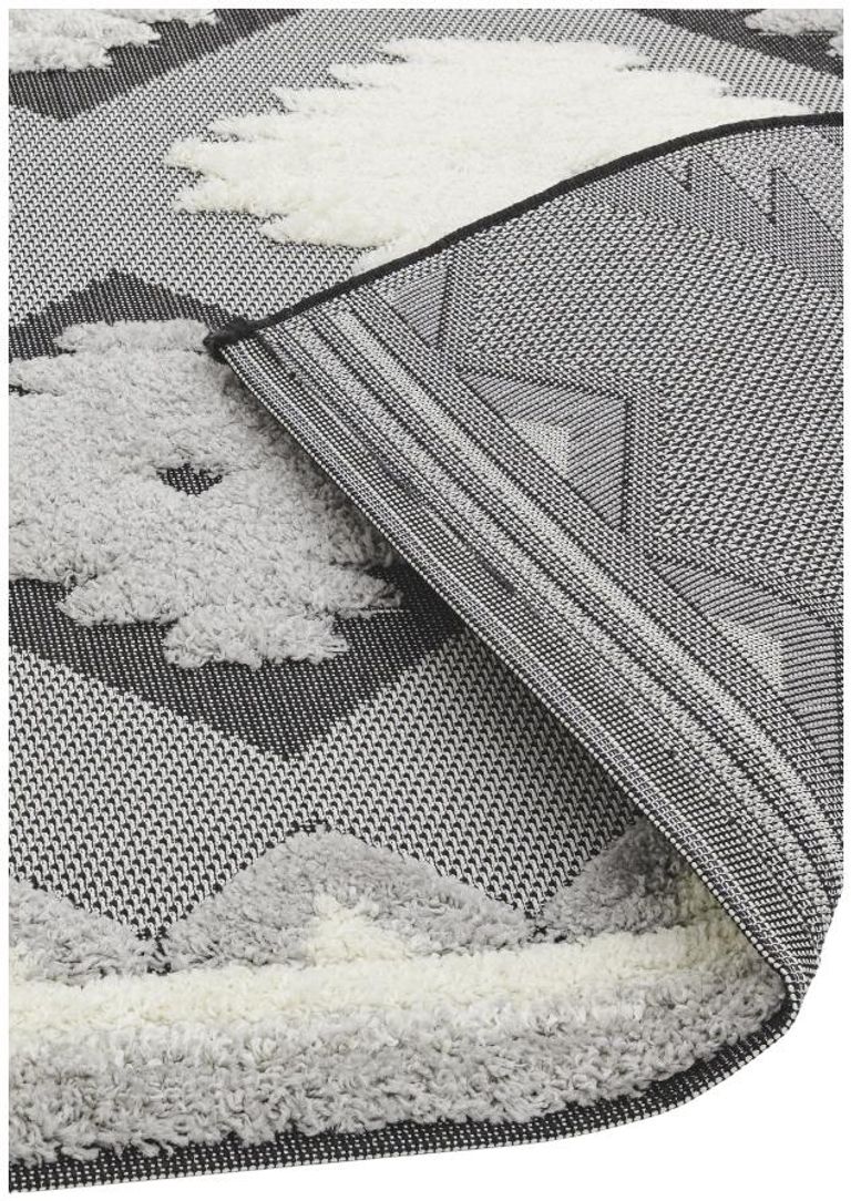 Easy Monty Rug - Tribal - MN01 - Black and Cream - Sizes Available