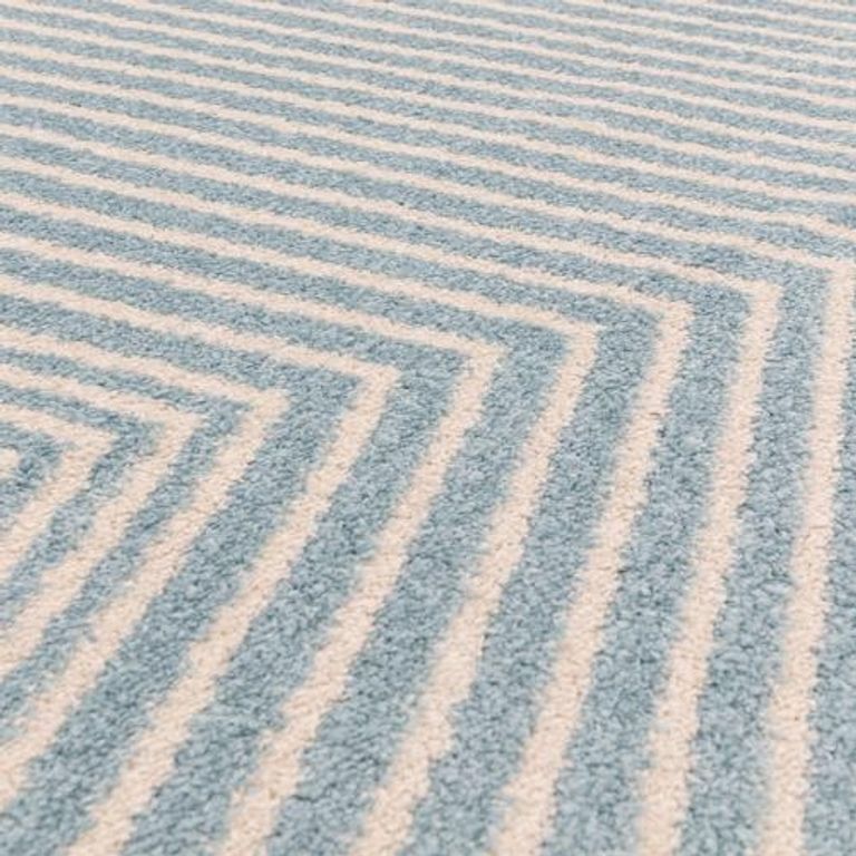 Easy Muse Rug - Cross - MU19 - Blue - Sizes Available
