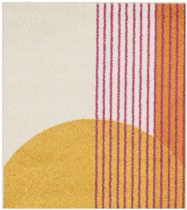 Easy Muse Rug - Retro - MU13 - Orange - Sizes Available