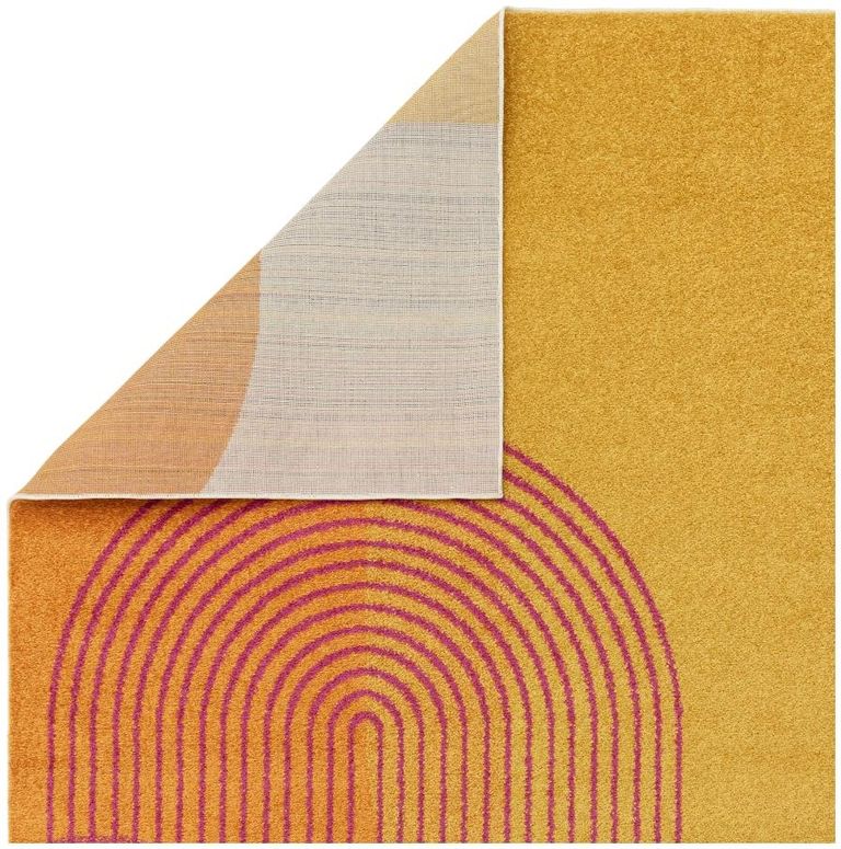 Easy Muse Rug - Retro - MU13 - Orange - Sizes Available
