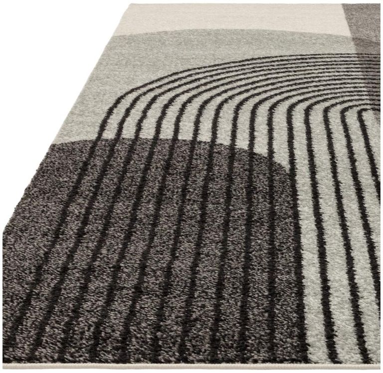 Easy Muse Rug - Retro - MU14 - Grey - Sizes Available