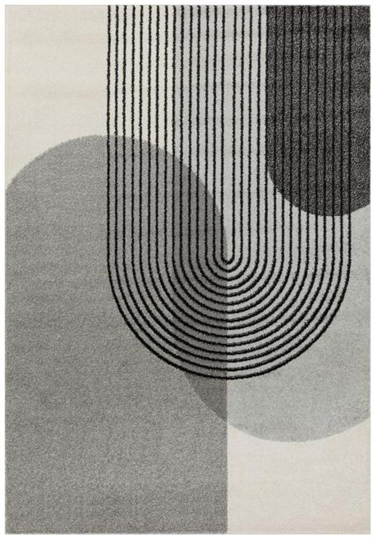 Easy Muse Rug - Retro - MU14 - Grey - Sizes Available