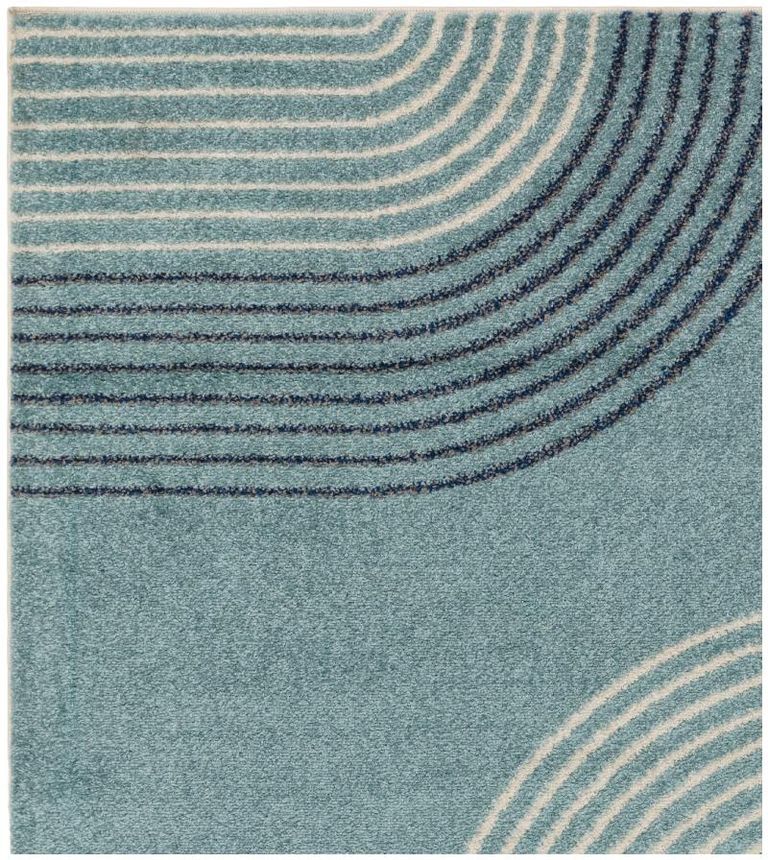 Easy Muse Rug - Retro - MU15 - Blue - Sizes Available