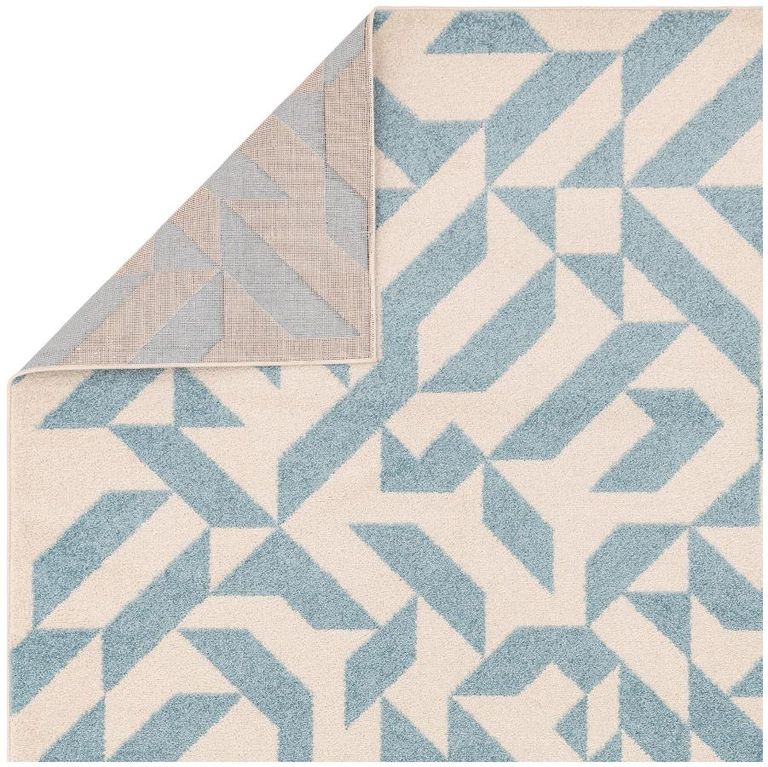 Easy Muse Rug - Shapes - MU03 - Blue - Sizes Available