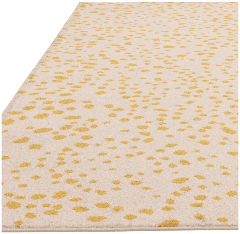 Easy Muse Rug - Spotty - MU12 - Yellow - Sizes Available