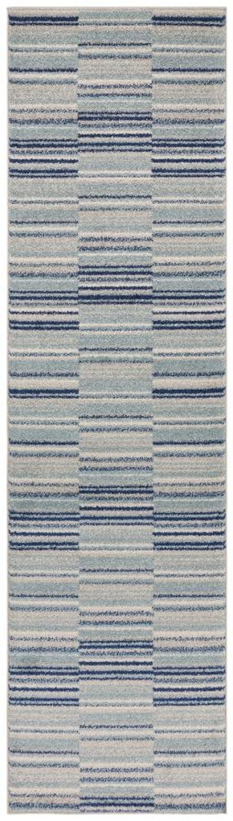 Easy Muse Rug - Stripe - MU05 - Blue - Sizes Available