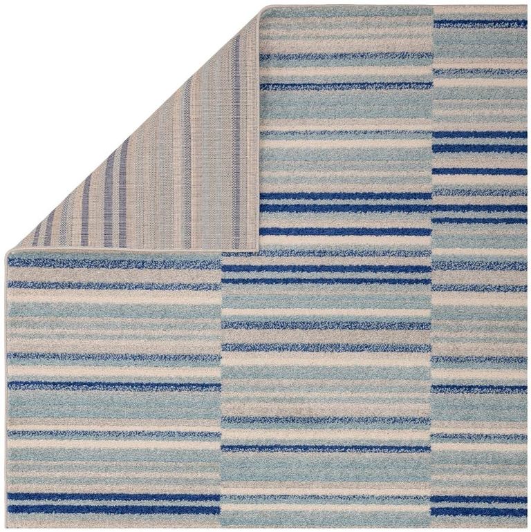 Easy Muse Rug - Stripe - MU05 - Blue - Sizes Available