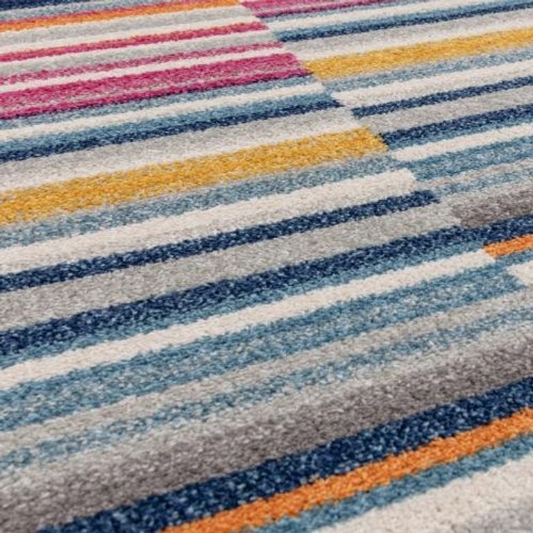 Easy Muse Rug - Stripe - MU06 - Multi Colour - Sizes Available