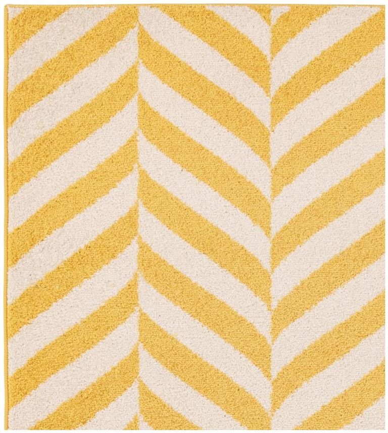 Easy Muse Rug - Stripe - MU08 - Yellow - Sizes Available