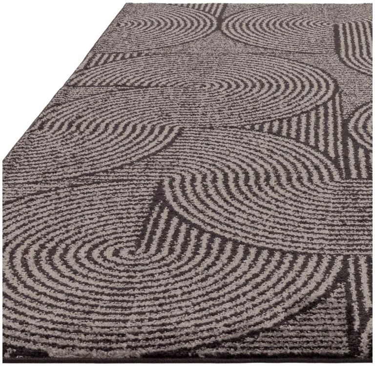 Easy Muse Rug - Swirl - MU01 - Charcoal - Sizes Available
