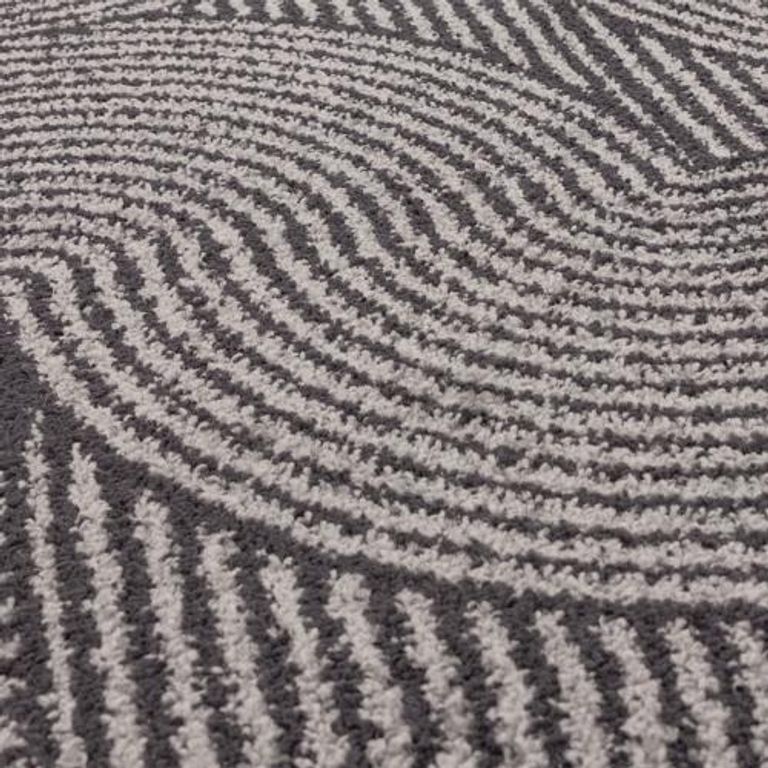 Easy Muse Rug - Swirl - MU01 - Charcoal - Sizes Available