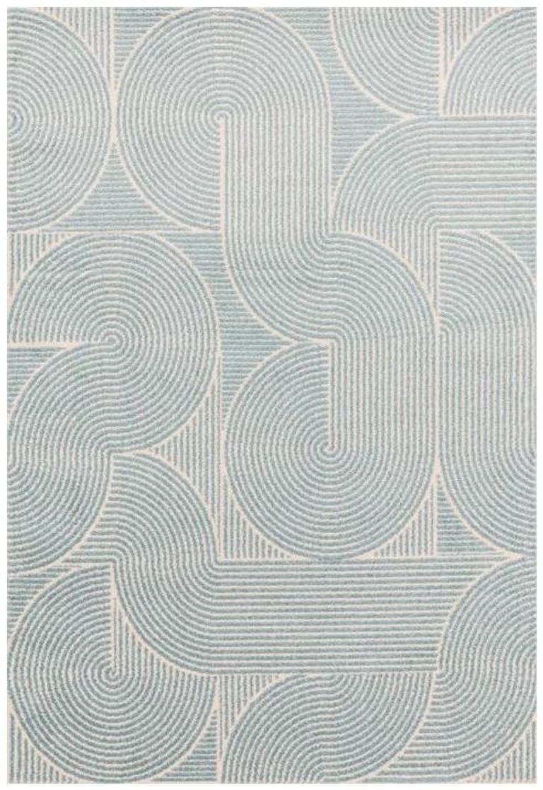 Easy Muse Rug - Swirl - MU02 - Blue - Sizes Available