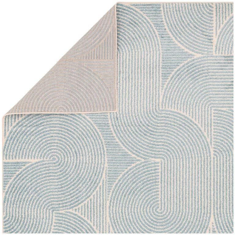 Easy Muse Rug - Swirl - MU02 - Blue - Sizes Available