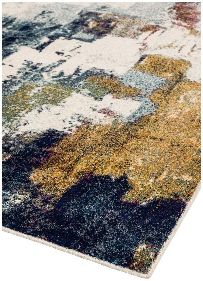 Easy Nova Rug - Mustard Multi Colour - NV22 - Sizes Available