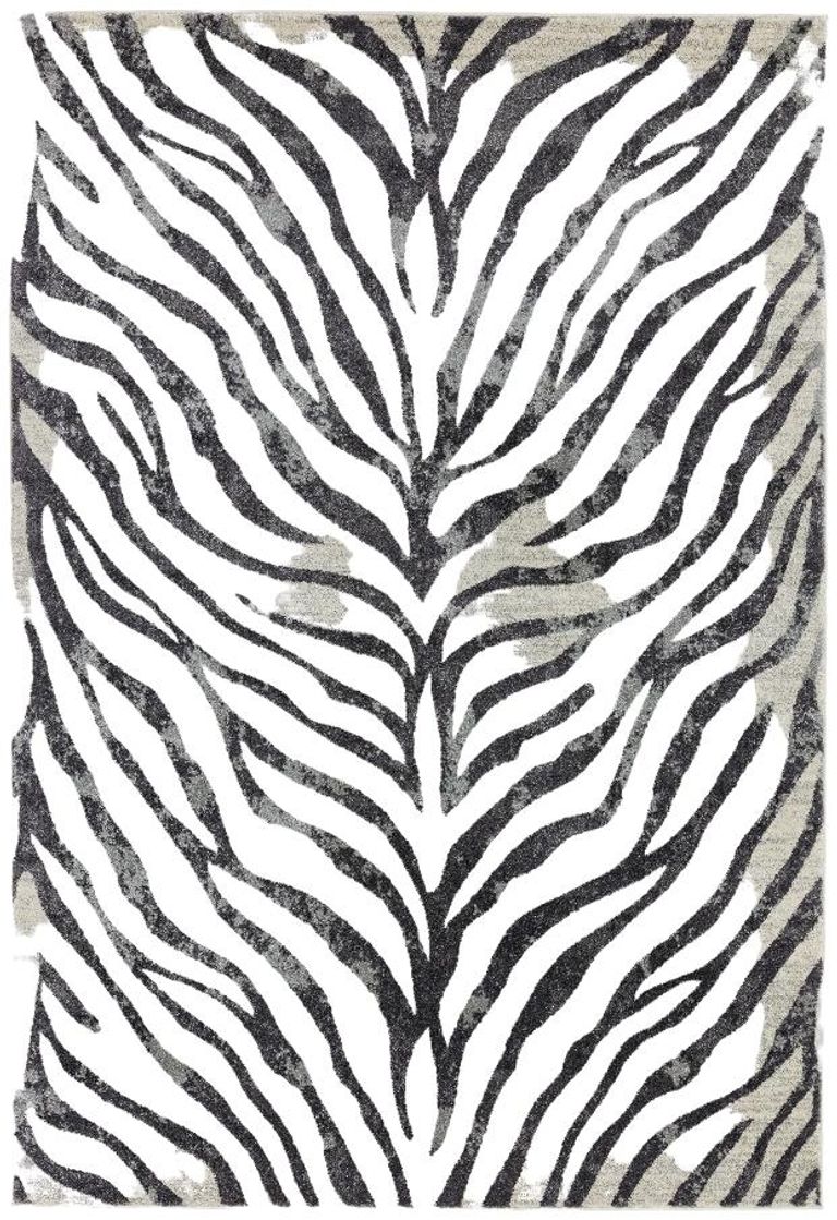 Easy Nova Rug - Zebra Grey - NV27 - Sizes Available