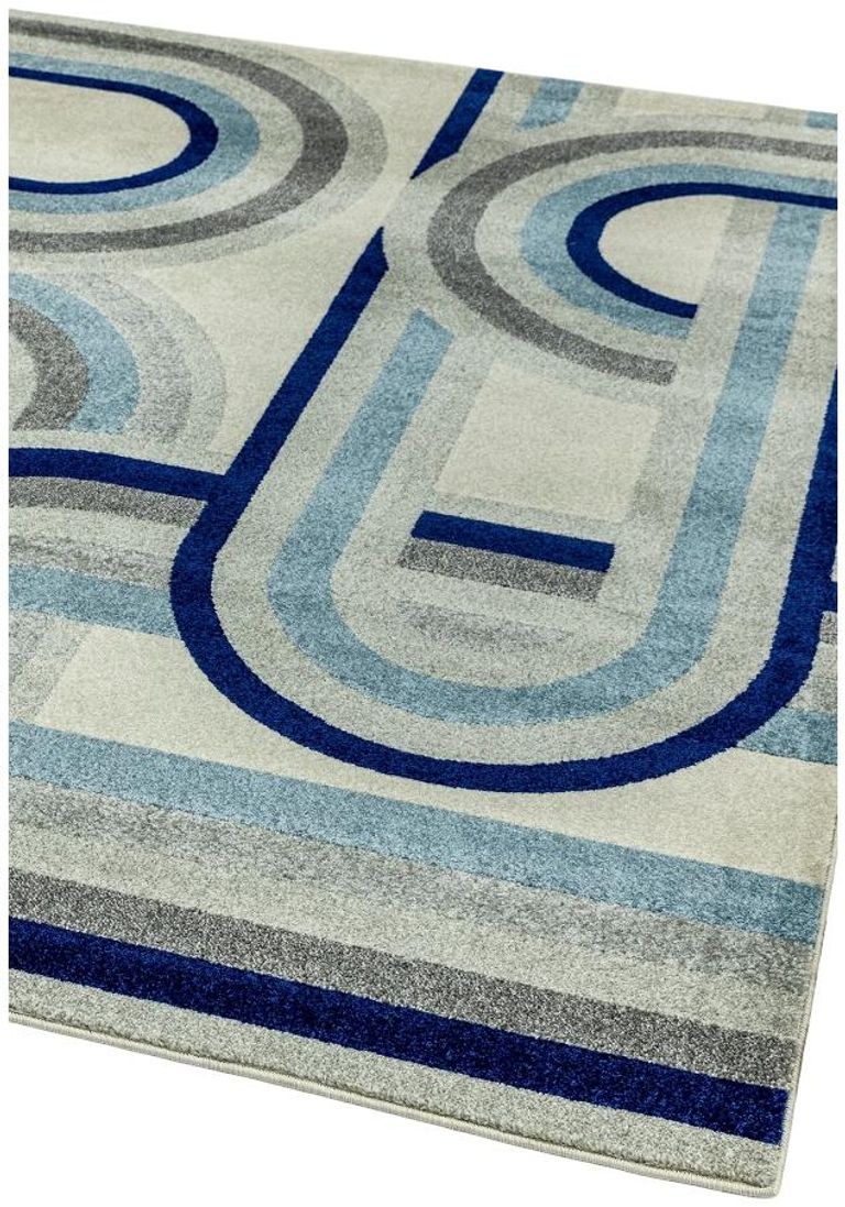 Easy Nova Rug - Retro Blue - NV30 - Sizes Available