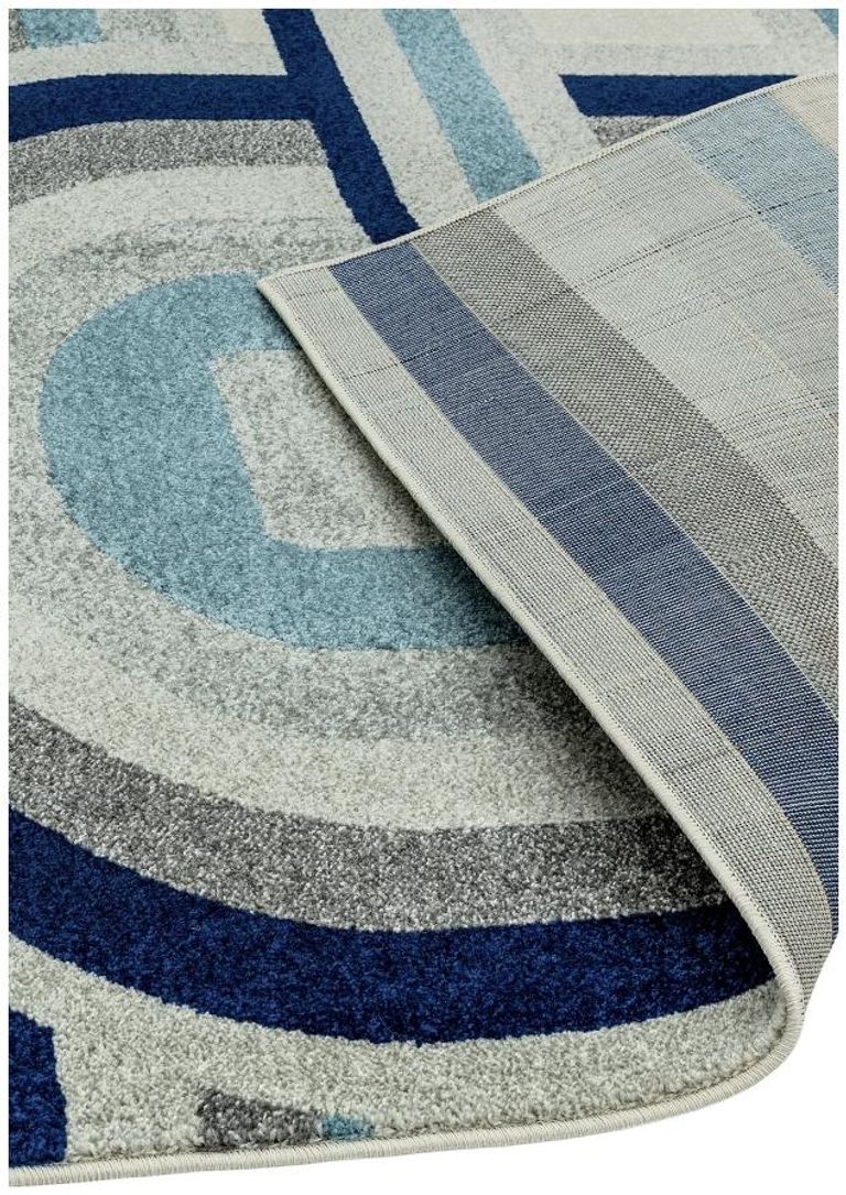Easy Nova Rug - Retro Blue - NV30 - Sizes Available