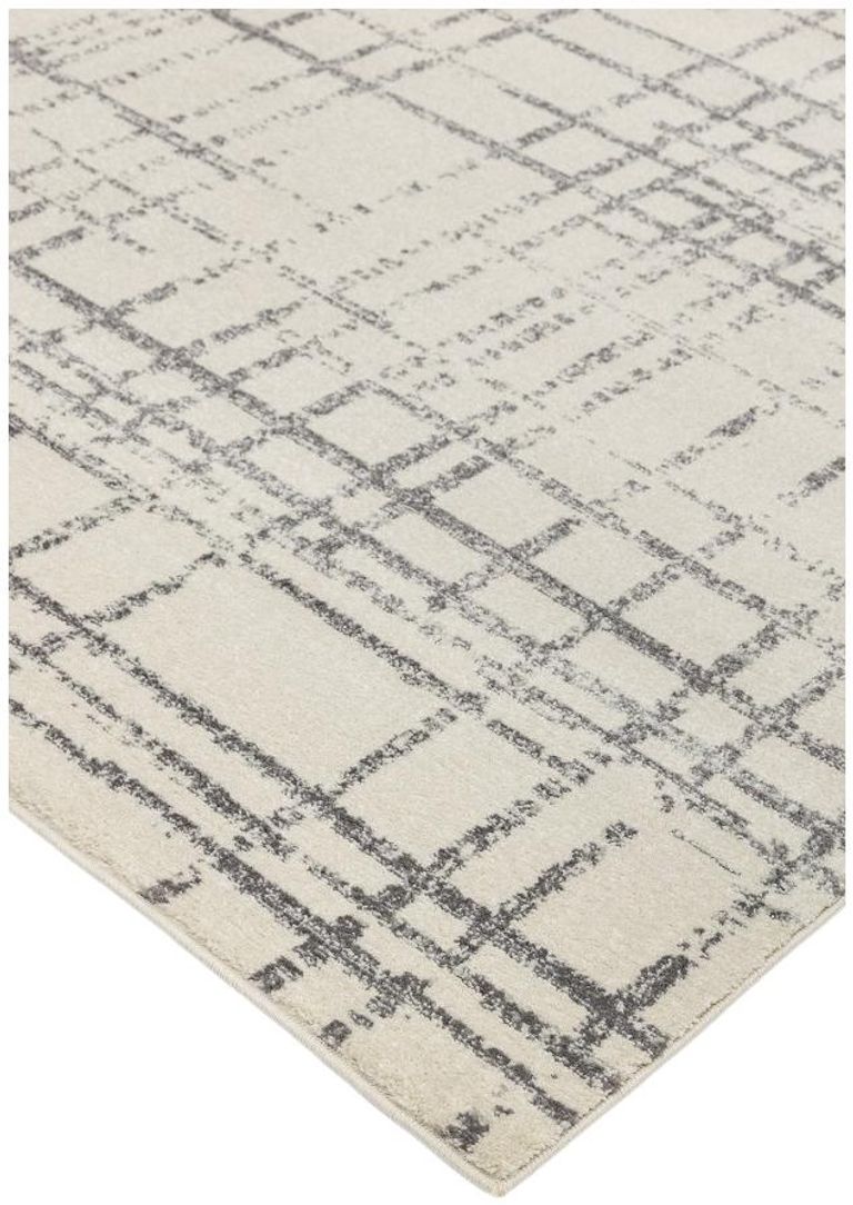 Easy Nova Rug - Grid Grey - NV31 - Sizes Available