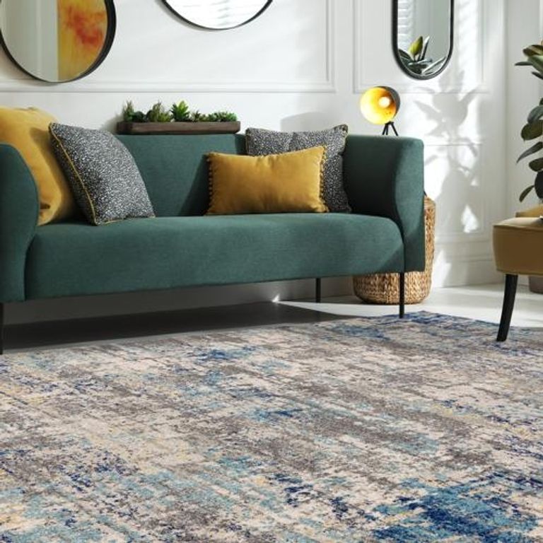 Easy Nova Rug - Illusion Blue - NV40 - Sizes Available