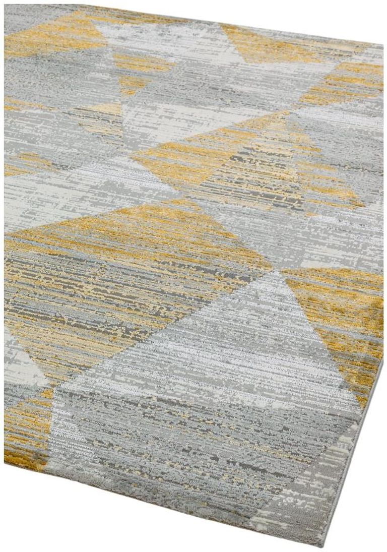 Easy Orion Rug - Blocks - OR12 - Yellow - Sizes Available